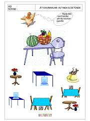 aynı kavramı bul çalışma sayfaları